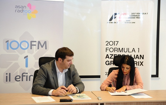 Baku City Circuit, ASAN Radio sign memorandum of cooperation 
